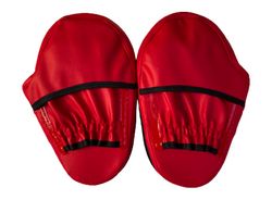 Лапи боксерські вініловошкіряні ПД5 червоні